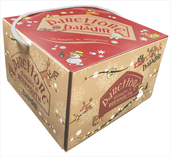 Glasierter Baladin Panettone mit Beermouth
